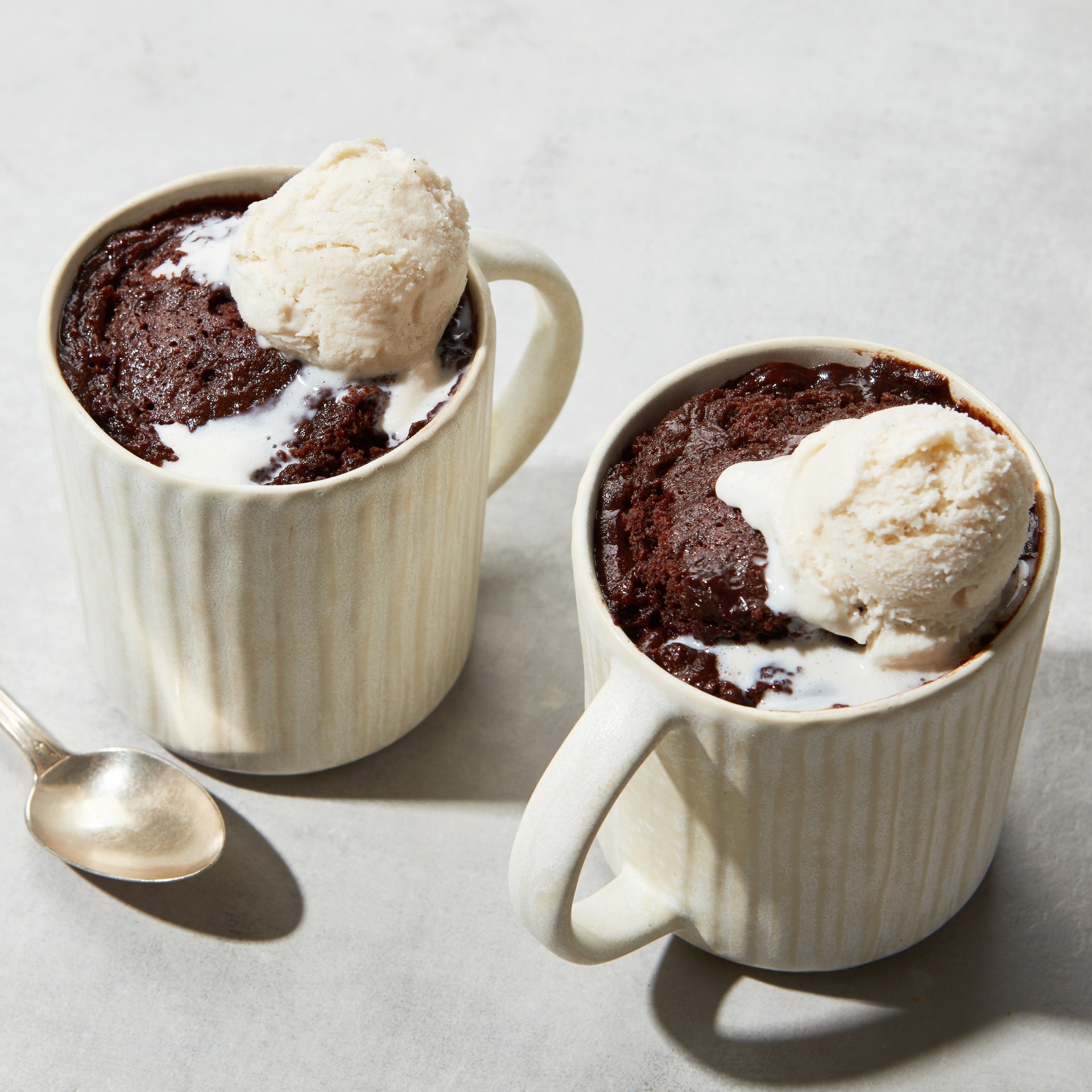 Molten Double Chocolate Mug Cake