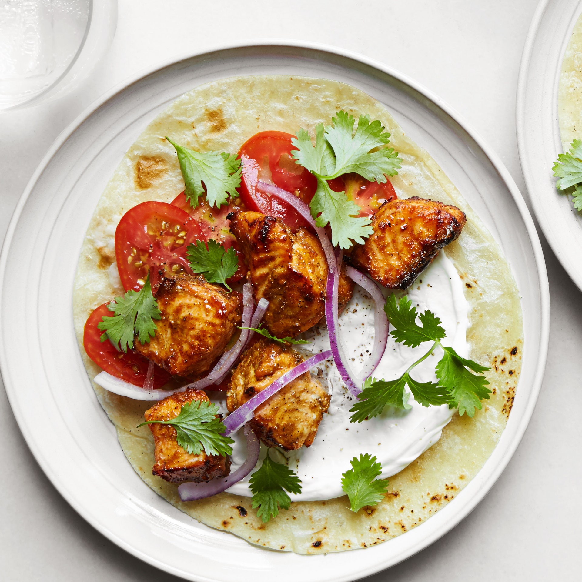 Yogurt and Spice Roasted Salmon